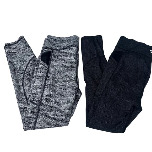 All in Motion Leggings Bundle - Black & Gray - Size Large - Picture 1 of 4